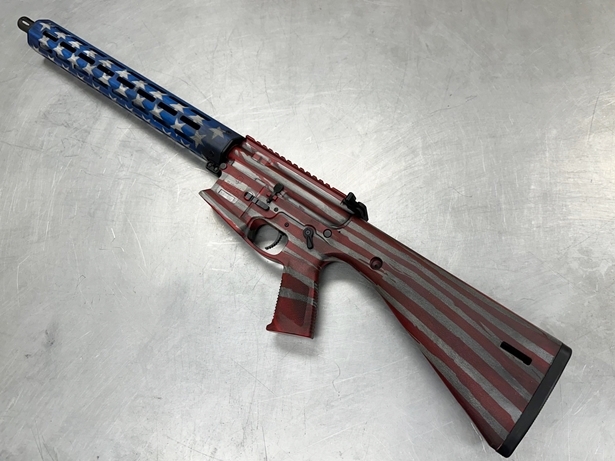 Blem-KP-15 Run-N-Gunner US Flag Cerakote 