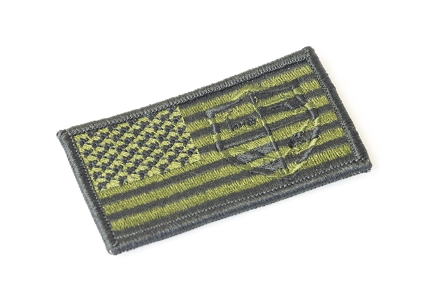 US Flag OD Green Patch 