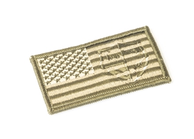 US Flag Tan Patch 
